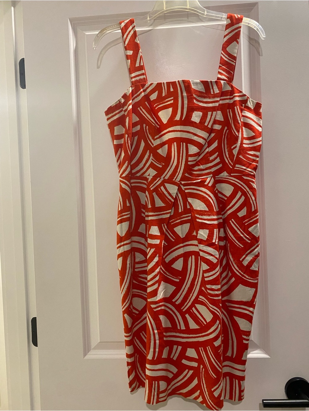 Women’s Orange & White Patterned Sundress